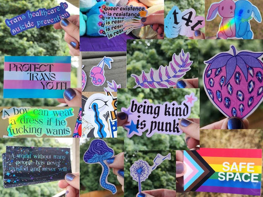 stickers mystery bundle | waterproof weatherproof-My Store-rain faerie shop