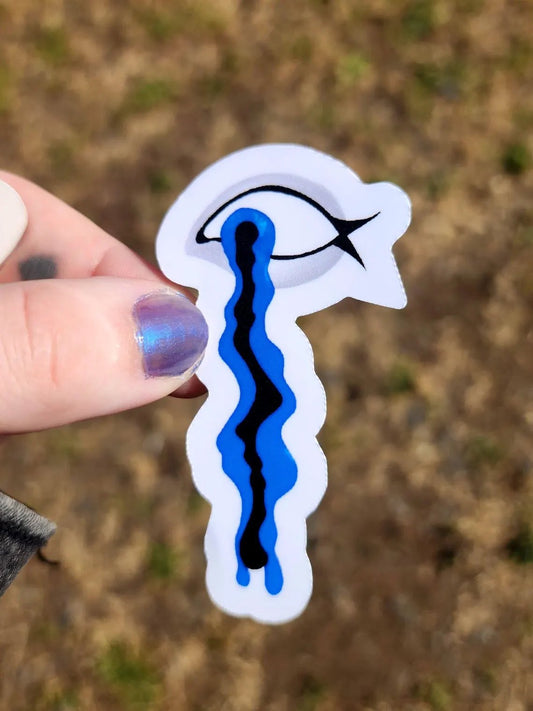 dripping eyes sticker set | waterproof | illustrative art | trippy-rain faerie shop-rain faerie shop