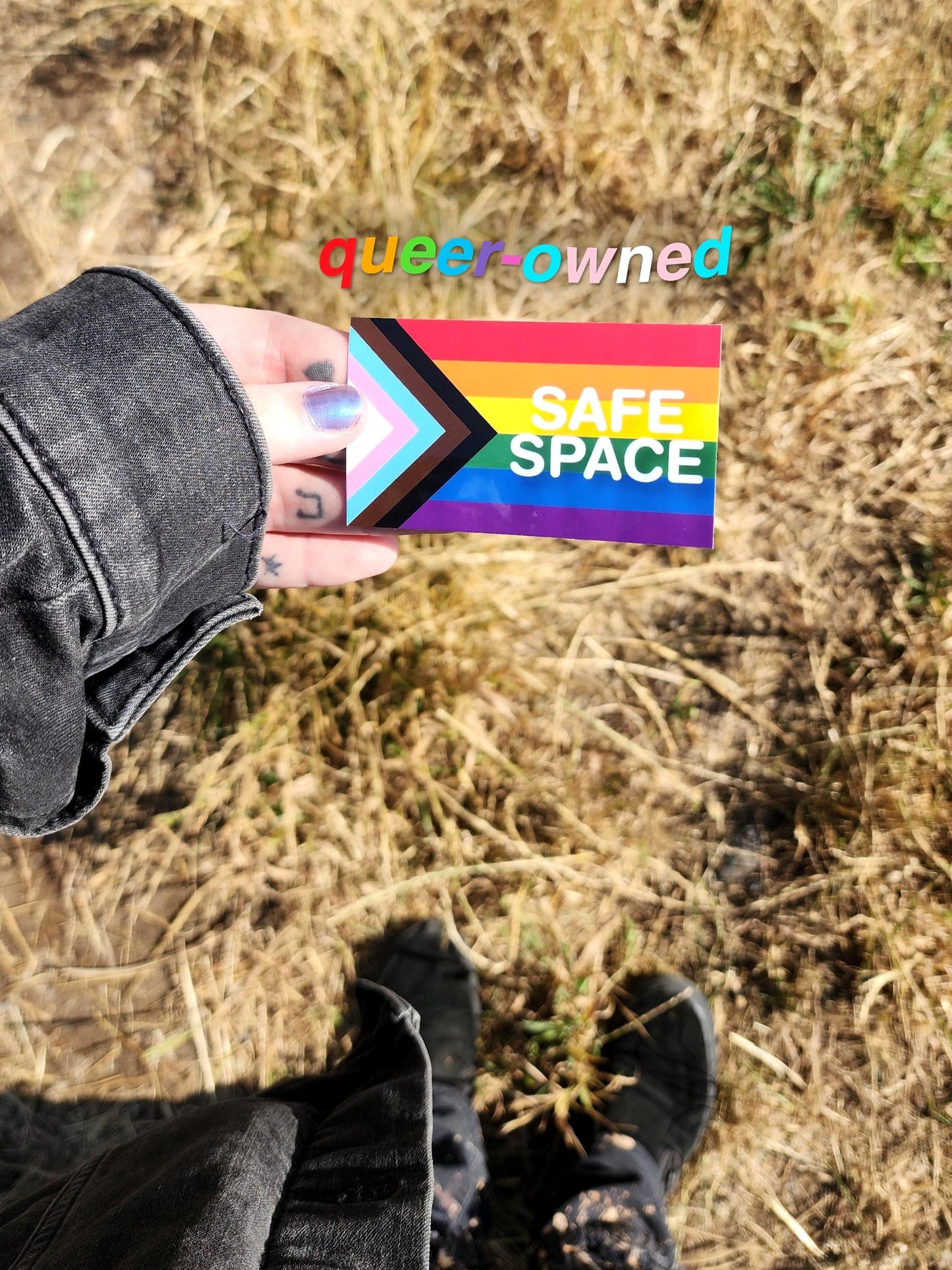 safe space sticker | waterproof-My Store-rain faerie shop