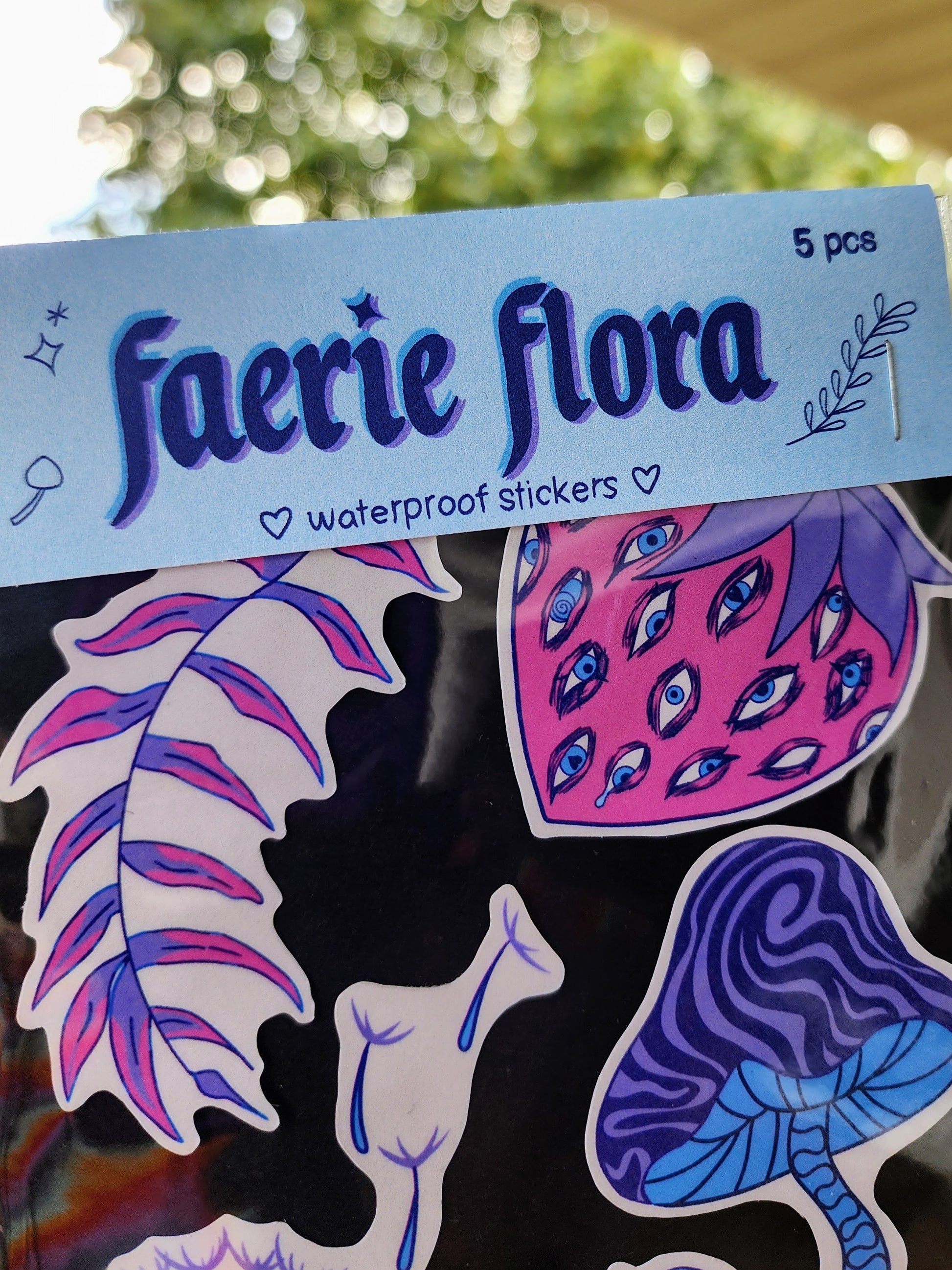 faerie flora sticker set | waterproof weatherproof-rain faerie shop-rain faerie shop