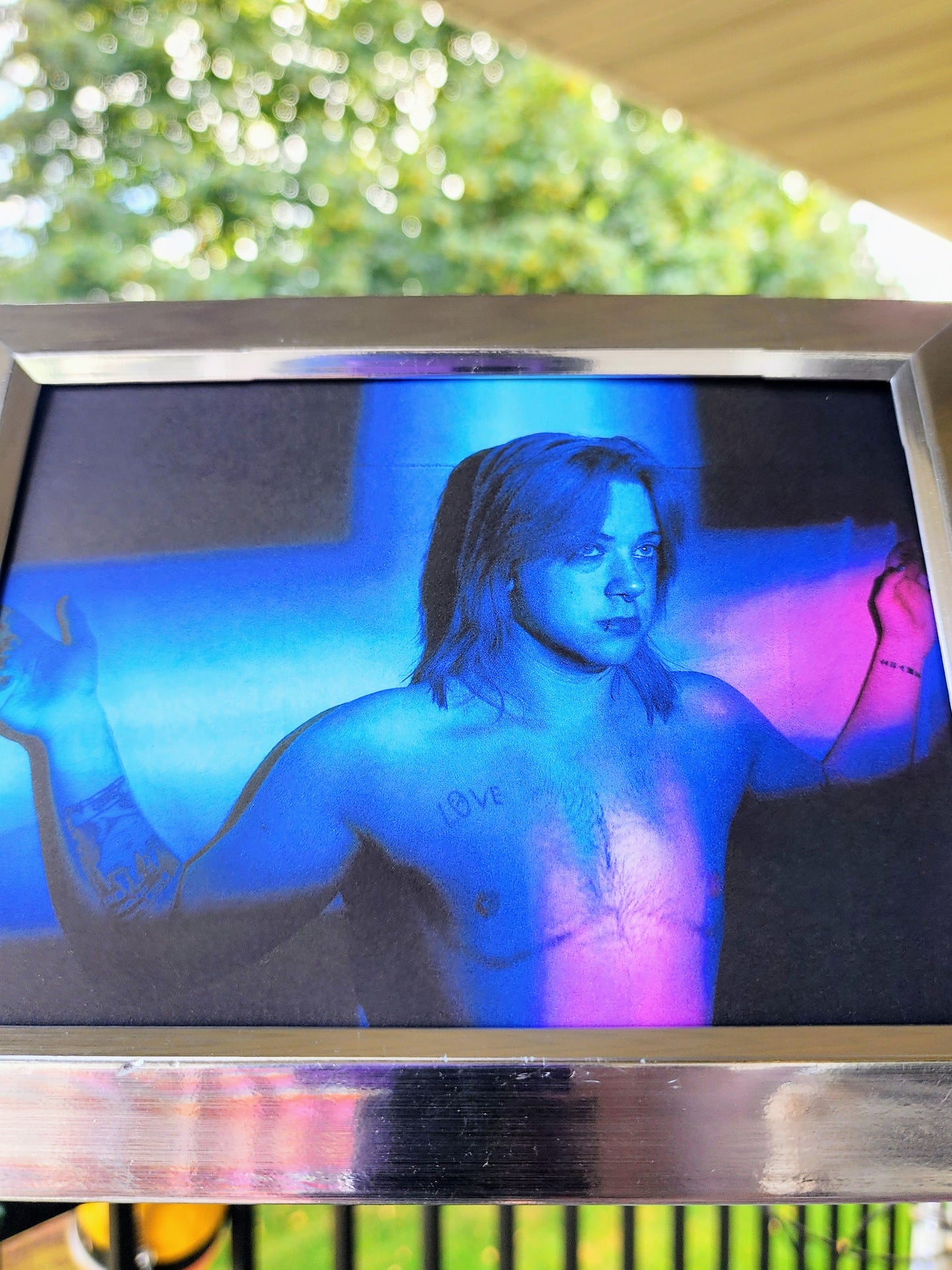 transfiguration | photography print | transgender crucifixion | 5 x 7"-rain faerie shop-rain faerie shop