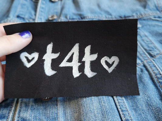 t4t trans sew on patch | lgbtq patch-My Store-rain faerie shop