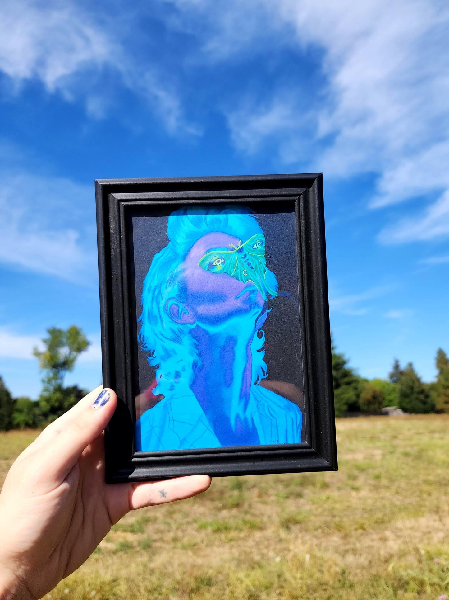 framed seeing clearly art print-My Store-rain faerie shop