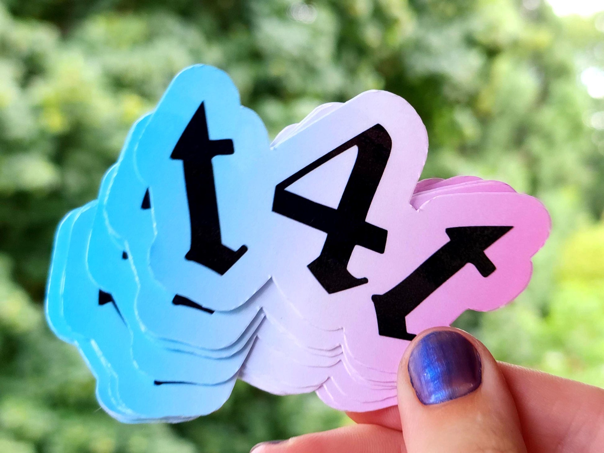 t4t trans sticker | waterproof weatherproof sticker-My Store-rain faerie shop