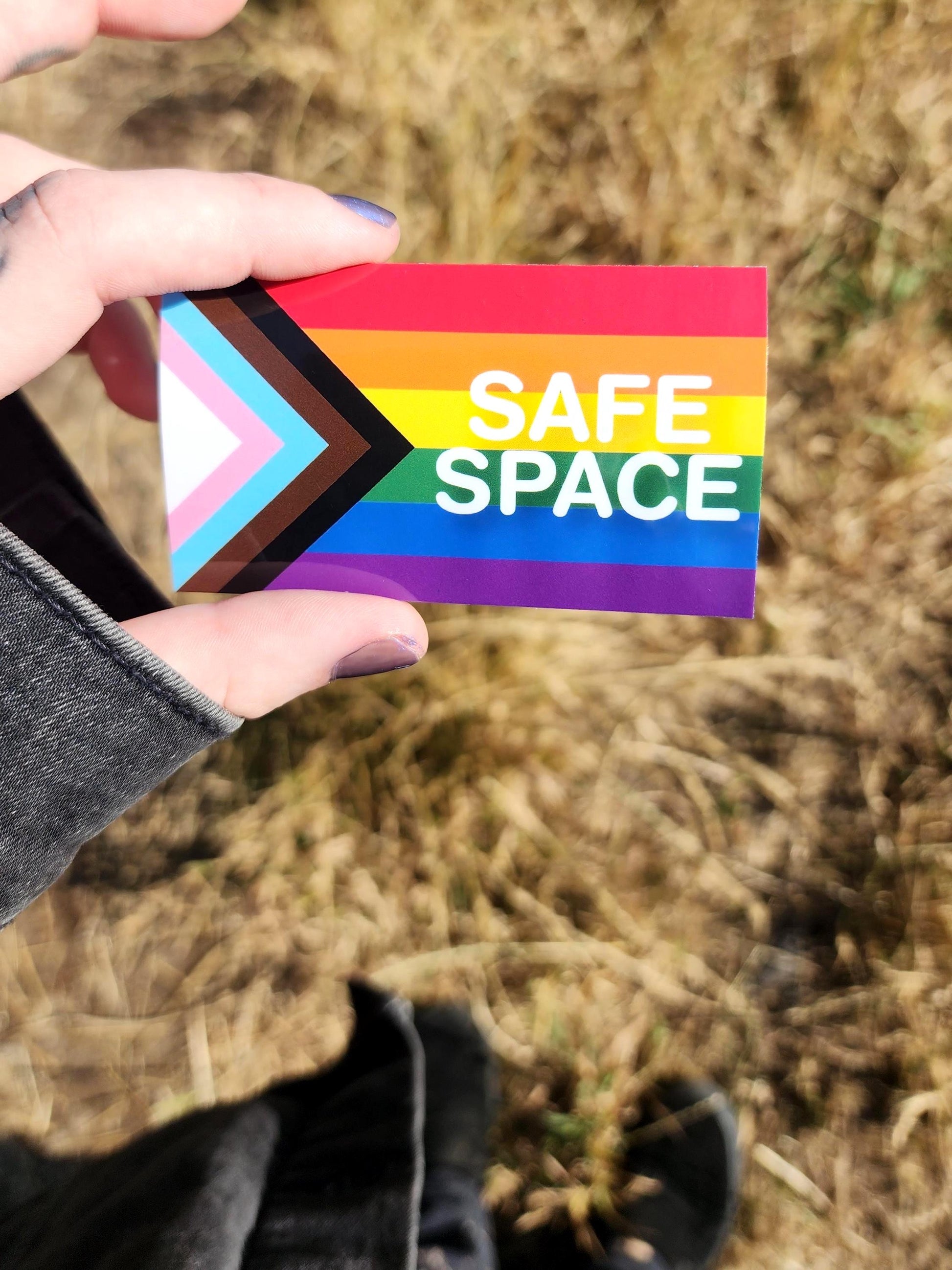 safe space sticker | waterproof-My Store-rain faerie shop