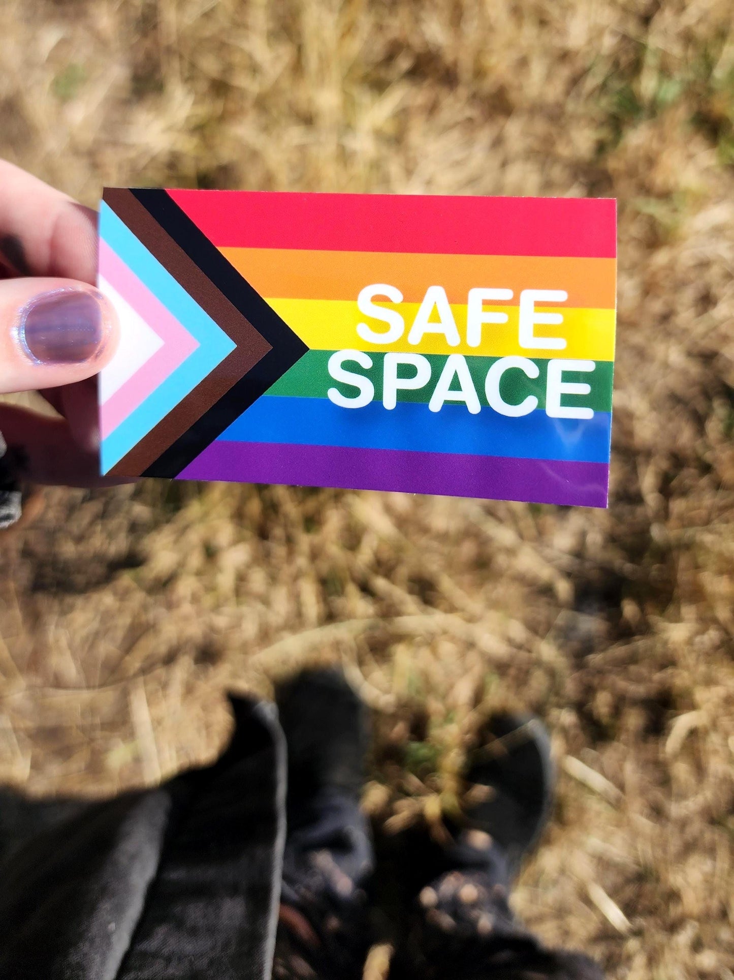safe space sticker | waterproof-My Store-rain faerie shop