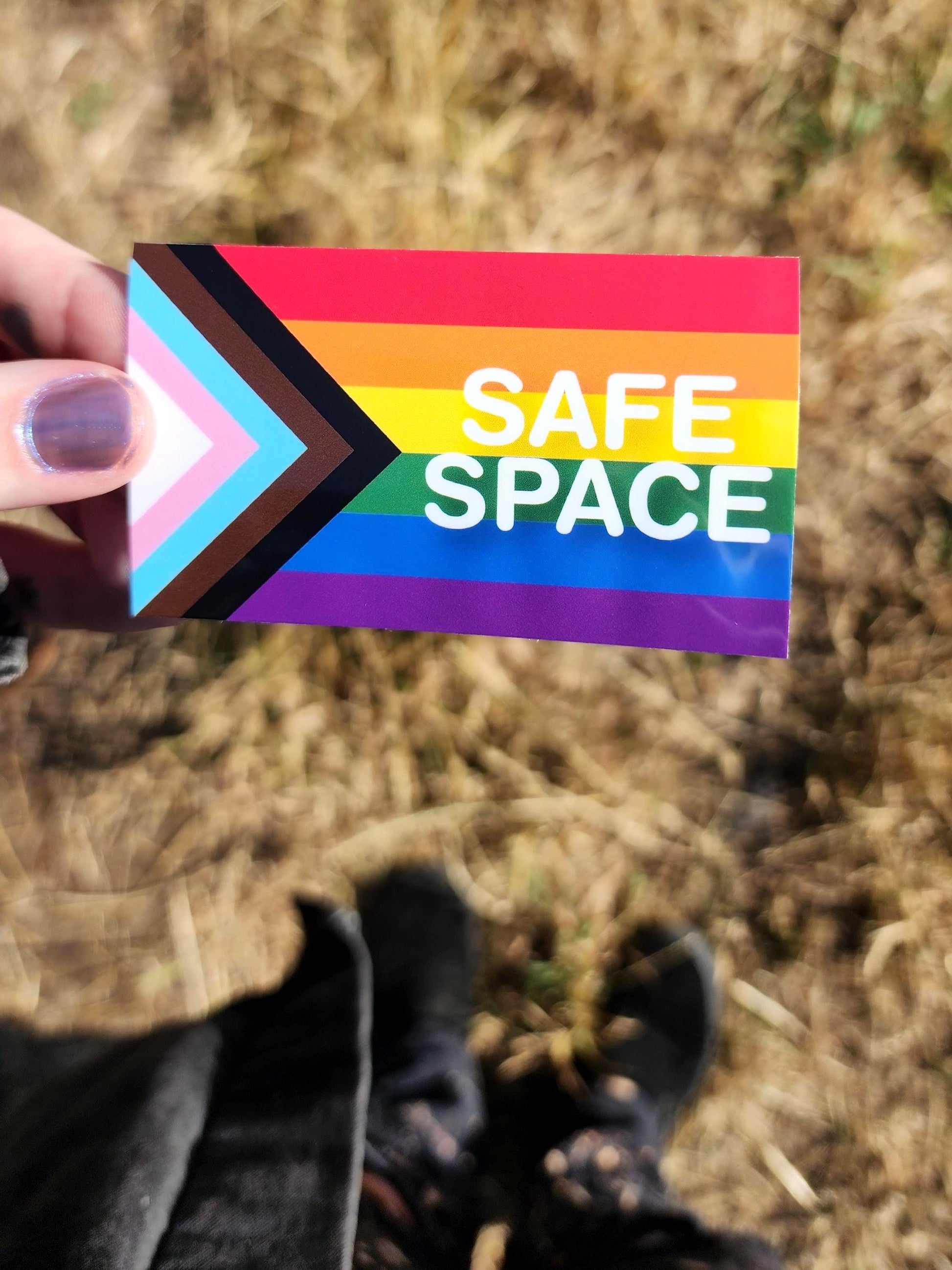 safe space sticker | waterproof-My Store-rain faerie shop