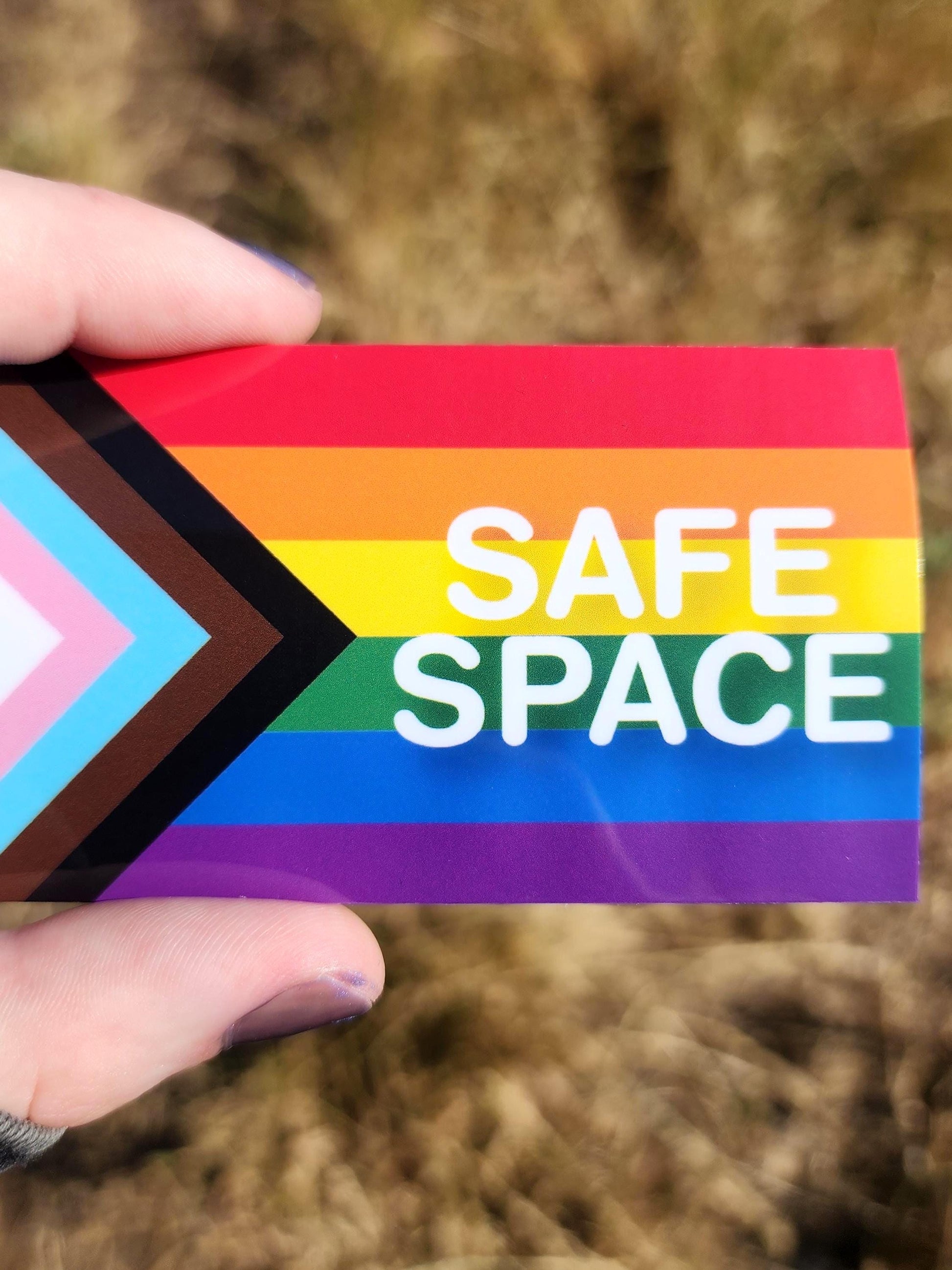 safe space sticker | waterproof-My Store-rain faerie shop