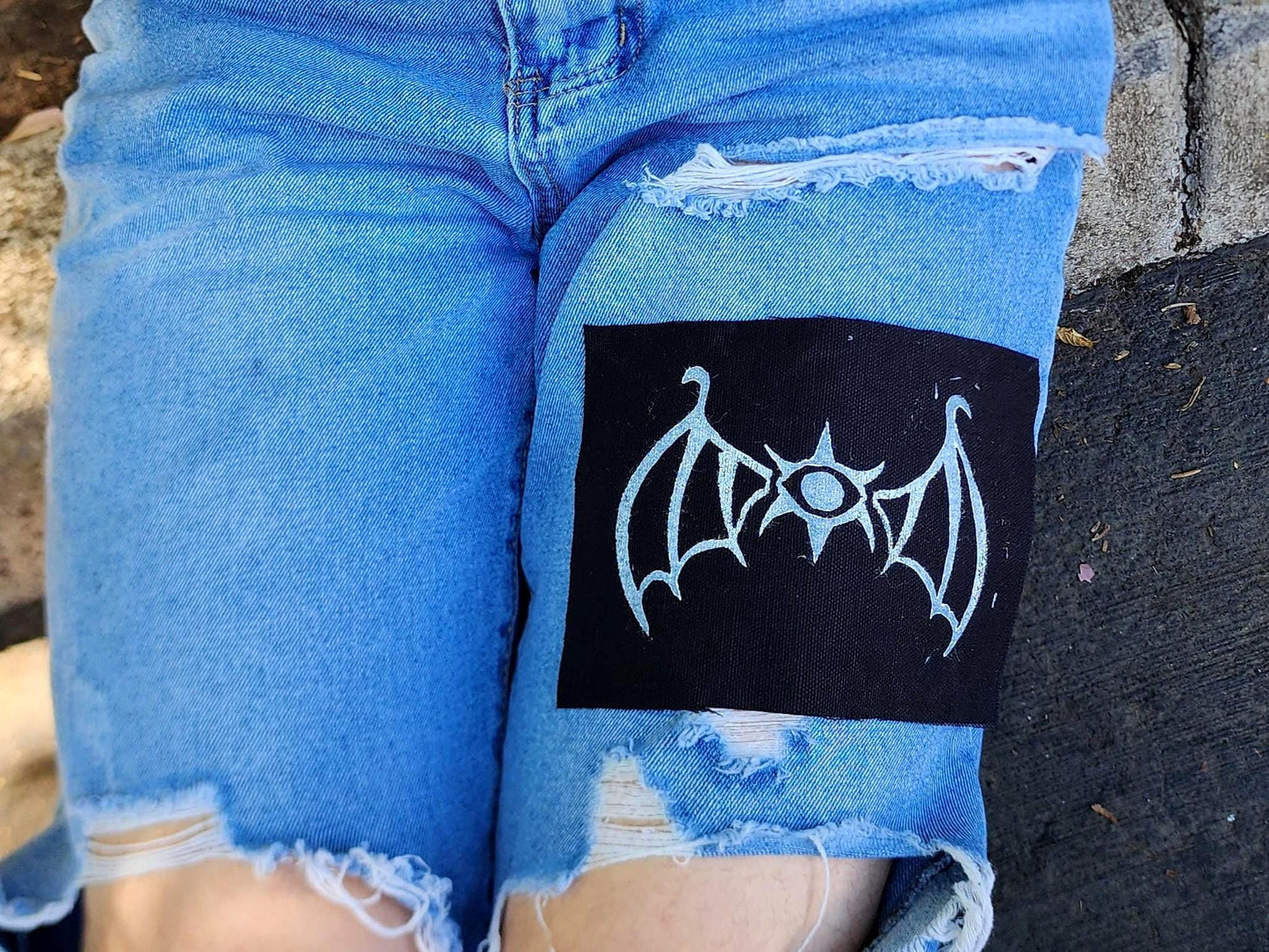 eye wings sew on patch-My Store-rain faerie shop