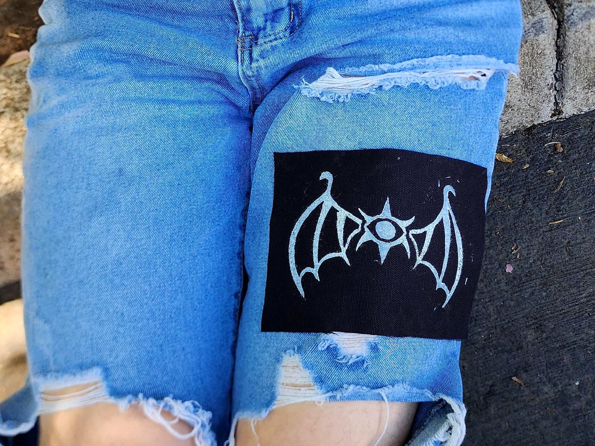 eye wings sew on patch-My Store-rain faerie shop