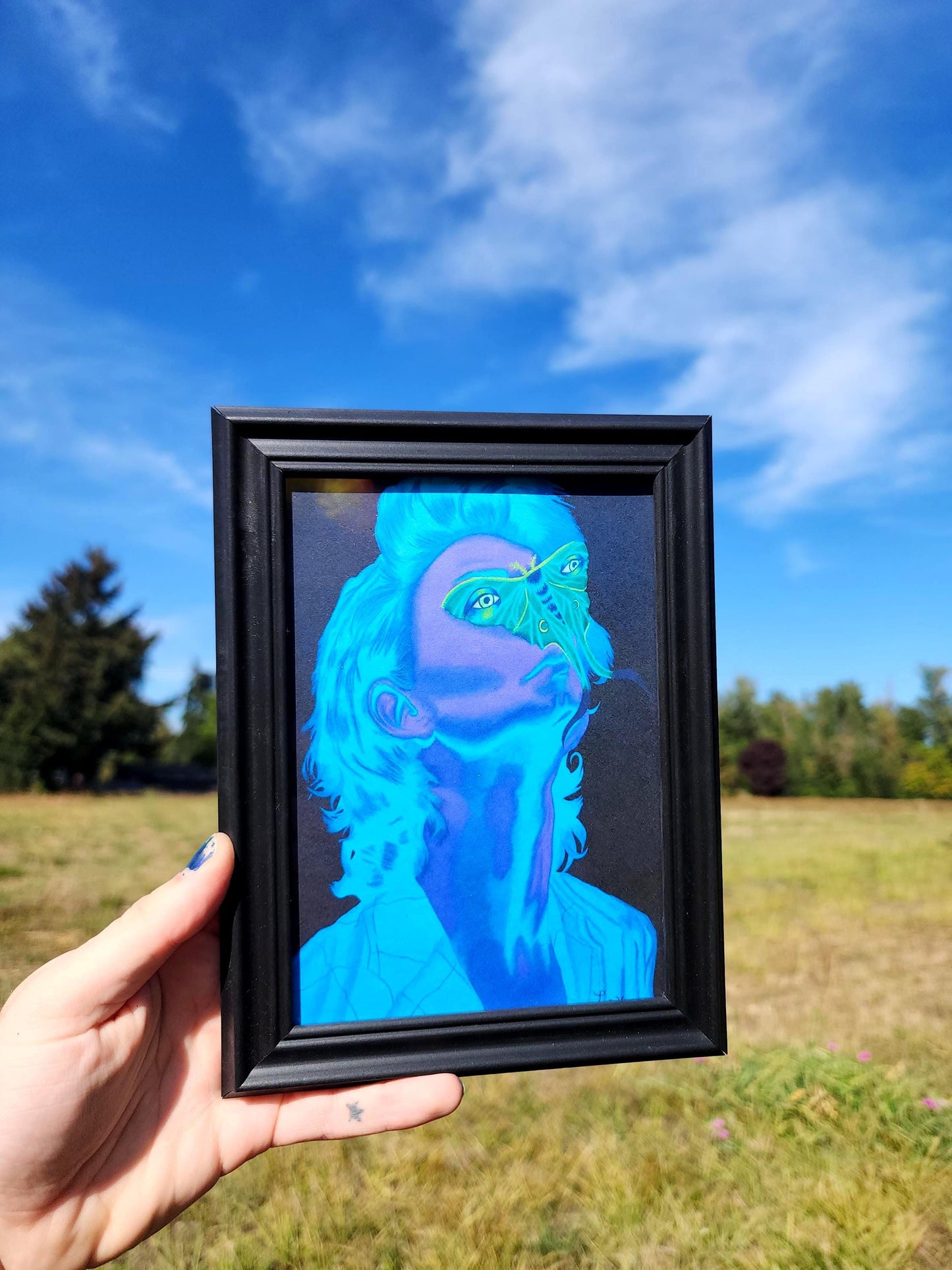 framed seeing clearly art print-My Store-rain faerie shop