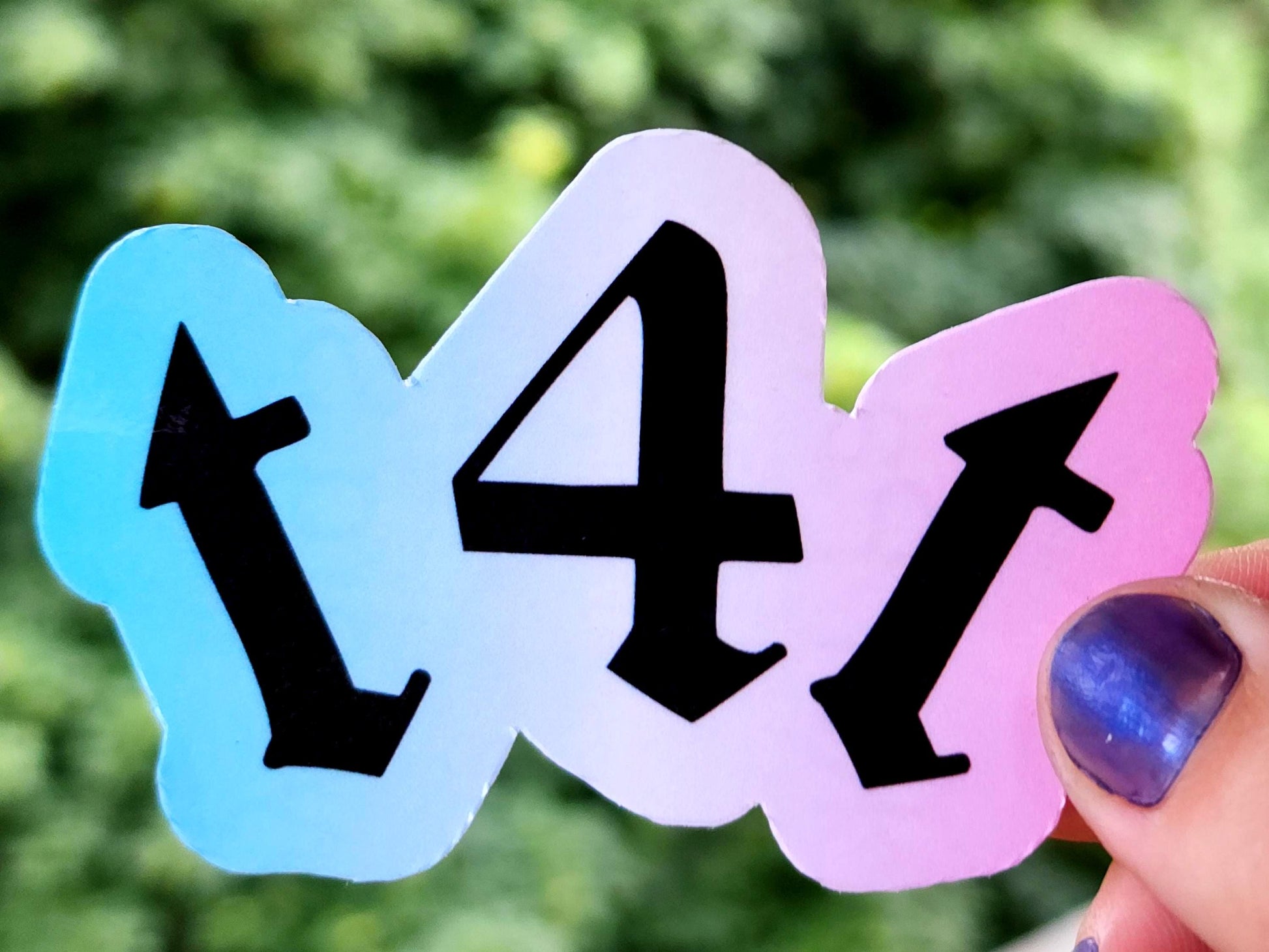 t4t trans sticker | waterproof weatherproof sticker-My Store-rain faerie shop