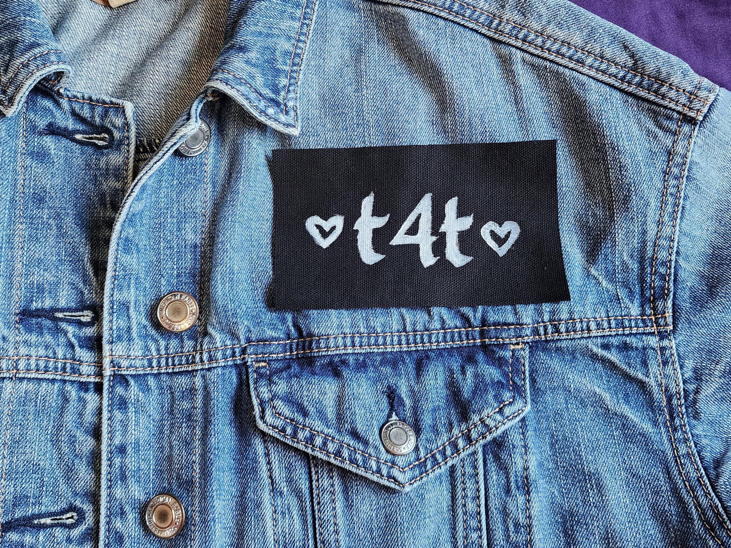 t4t trans sew on patch | lgbtq patch-My Store-rain faerie shop