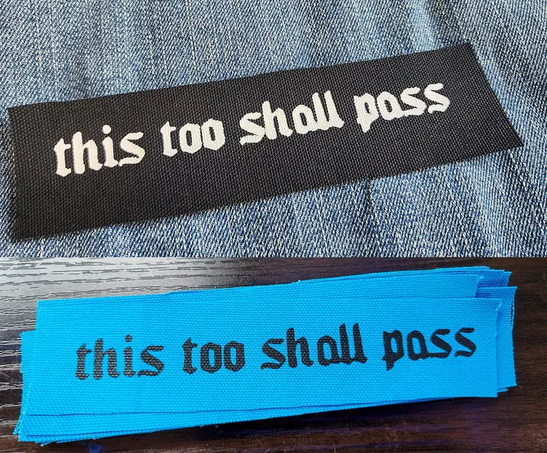 this too shall pass patch | diy punk fashion-rain faerie shop-rain faerie shop