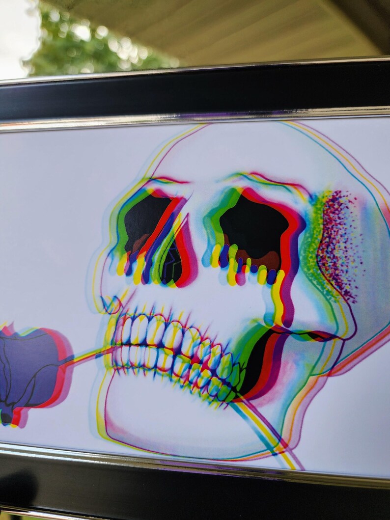 rose in the ruins print | 5 x 7" | framed-rain faerie shop-rain faerie shop