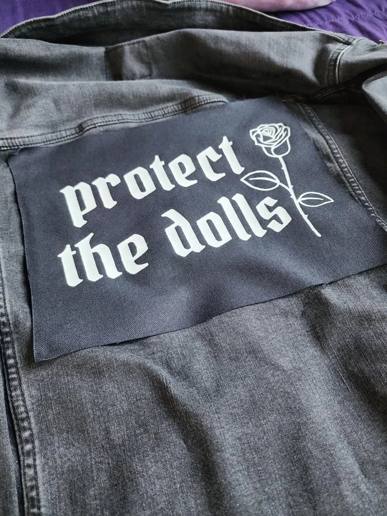 protect the dolls sew on back patch | lgbtq activism-rain faerie shop-rain faerie shop