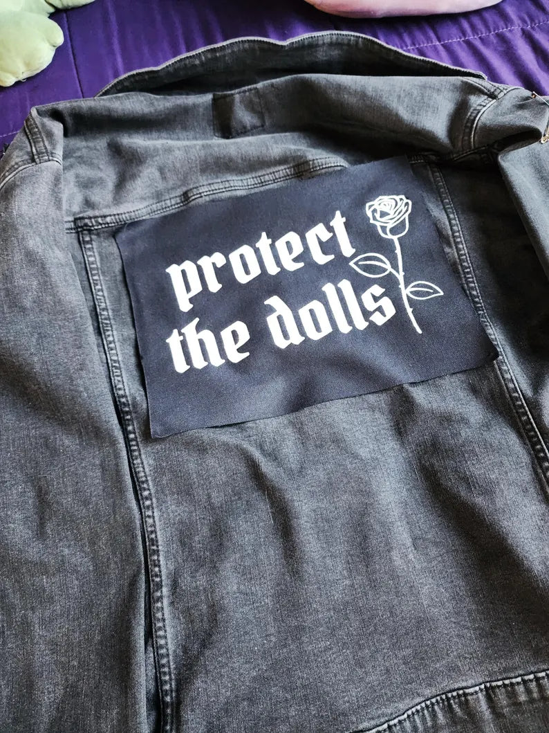 protect the dolls sew on back patch | lgbtq activism-rain faerie shop-rain faerie shop