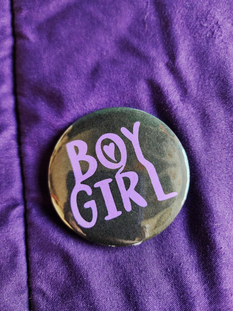 boygirl | pin back buttons | 2.25"-rain faerie shop-rain faerie shop