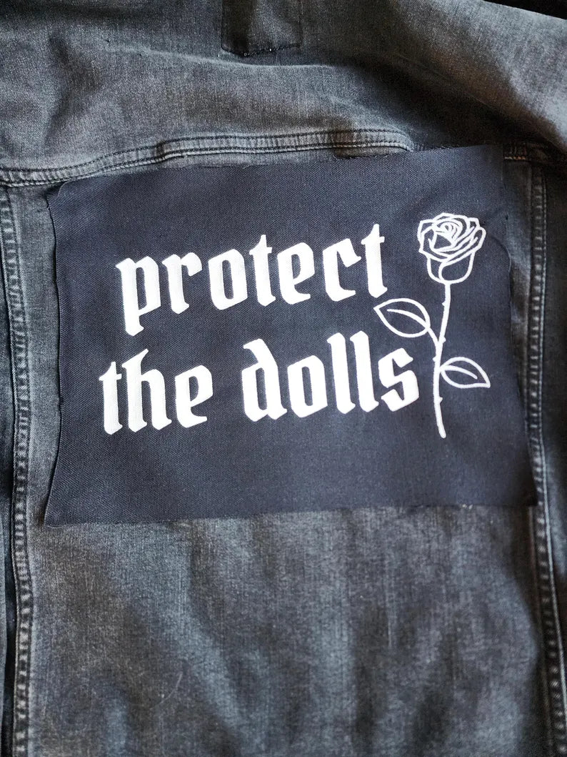 protect the dolls sew on back patch | lgbtq activism-rain faerie shop-rain faerie shop