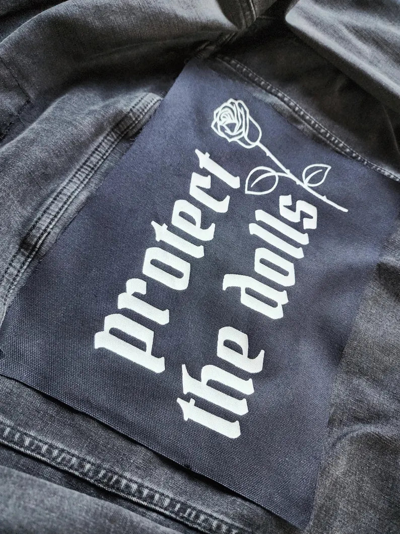 protect the dolls sew on back patch | lgbtq activism-rain faerie shop-rain faerie shop