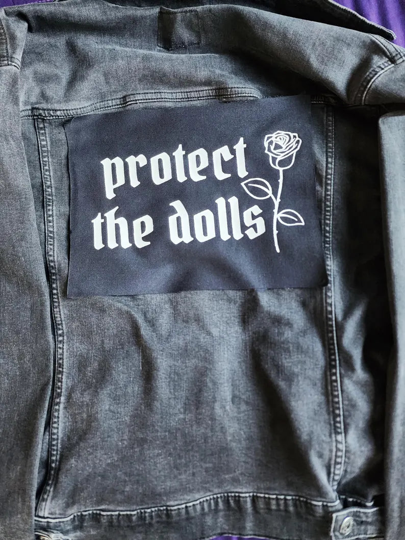 protect the dolls sew on back patch | lgbtq activism-rain faerie shop-rain faerie shop